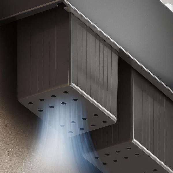 Фото Все для кухни Кухонный держатель настенный 40 см для приборов и полотенец полка SKLM-5