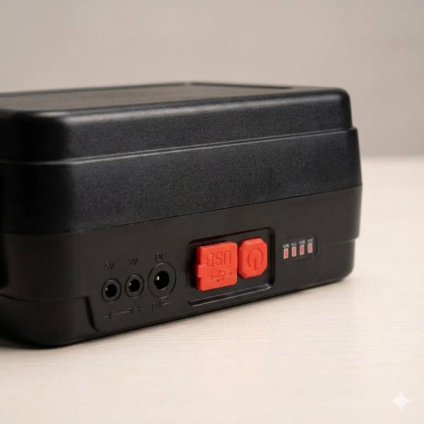 Фото Фонари, прожекторы, светильники Уличный LED прожектор на штативе с пультом и солнечной батареей  ZJ-HW006 набор для пикника