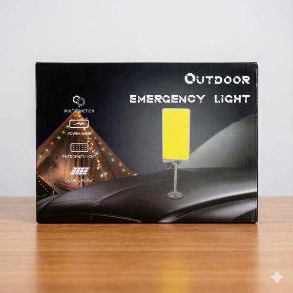 Фото Фонари, прожекторы, светильники Уличный LED прожектор на штативе с пультом и солнечной батареей  ZJ-HW006 набор для пикника