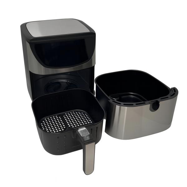 Фото Все для кухни Профессиональная фритюрница Zepline ZP-217, 12 л, 4200 Вт, 2 ТЭНа, антипригарные корзины, сенсорное управление