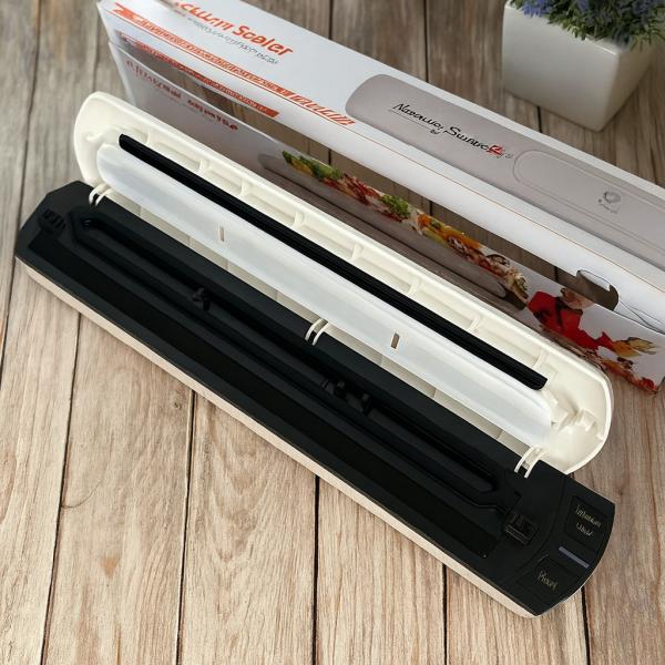 Фото Все для кухни Вакуумный упаковщик Vacuum Sealer S для продуктов 90Вт, 28 см, белый