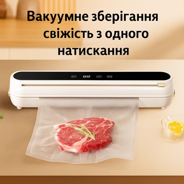 Фото Все для кухни Вакуумный упаковщик Vacuum sealer HB-509 120Вт с точной регулировкой вакуума и ножом для пакетов