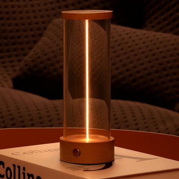 Фото Фонари, прожекторы, светильники Магнитный LED-светильник для стола, питание от USB, 19х7 см, Белый / Настольная лампа ночник / LED лампа аккумуляторная