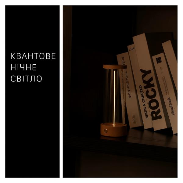 Фото Фонари, прожекторы, светильники Магнитный LED-светильник для стола, питание от USB, 19х7 см, Белый / Настольная лампа ночник / LED лампа аккумуляторная