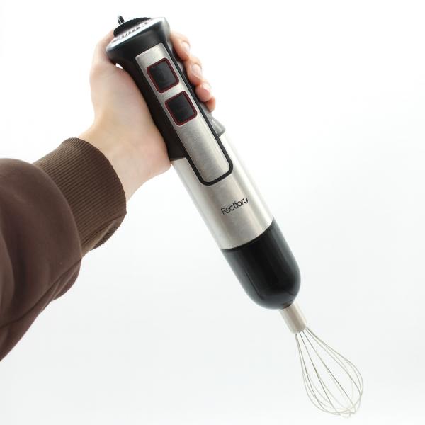 Фото Все для кухни Блендер кухонный ручной Rainberg RB-2293B с металлической ножкой и 20 скоростями мощностью 1200 Вт