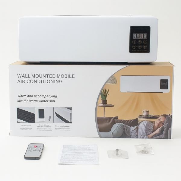 Фото Товары для дома и сада Настенный мобильный кондиционер Wall Air Cooler 800 Вт, пульт, 3 режима