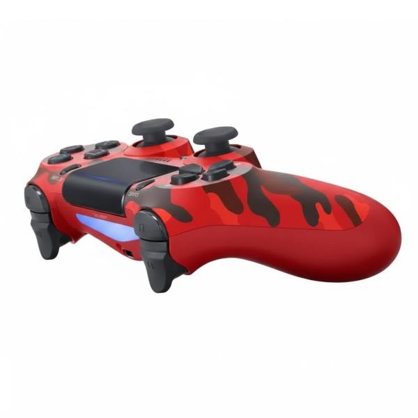Фото Электроника Беспроводной геймпад Красный камуфляж для PS4 P4 Wireless Controller Bluetooth вибрация