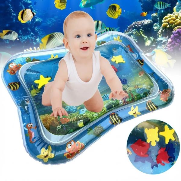 Фото Детский мир, детские товары Водный детский развивающий коврик AIAIR O inflatable water play mat Надувной детский водный коврик