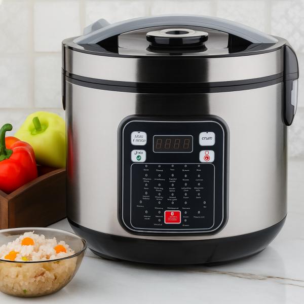 Фото Все для кухни Мультиварка 30 программ Crownberg CB-5528 5 л 1000 Вт электронное управление с дисплеем и функцией скороварки