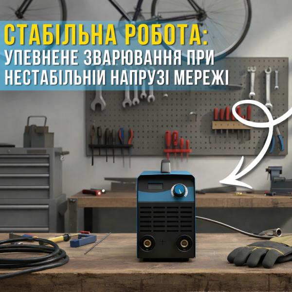 Фото Автотовары, электроинструмент, ручной инструмент Инверторный сварочный аппарат с цифровым дисплеем Vollyx VOL-MM-300 220V