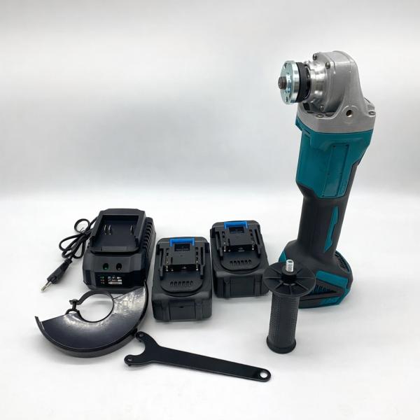 Фото Автотовары, электроинструмент, ручной инструмент Аккумуляторная УШМ-болгарка 8500 об/мин с двумя аккумуляторами 24V в пластиковом кейсе DUC66