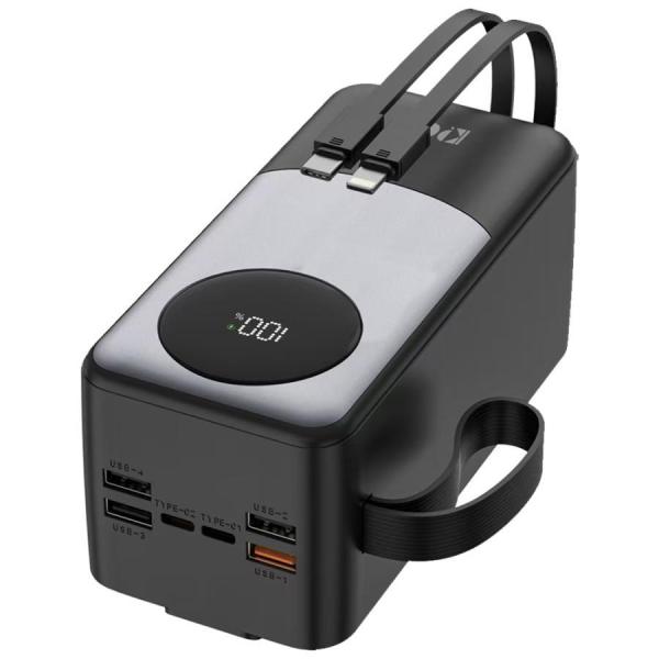 Фото PowerBank, внешние аккумуляторы Внешний аккумулятор (Power Bank) KPG KPG-502X 50000mAh 22.5W с LCD дисплеем