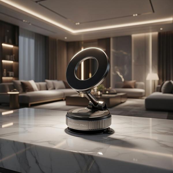 Фото Автотовары, электроинструмент, ручной инструмент Вакуумный магнитный держатель для телефона в авто MagSafe на мощной присоске 360° поворот 20N 5 кг