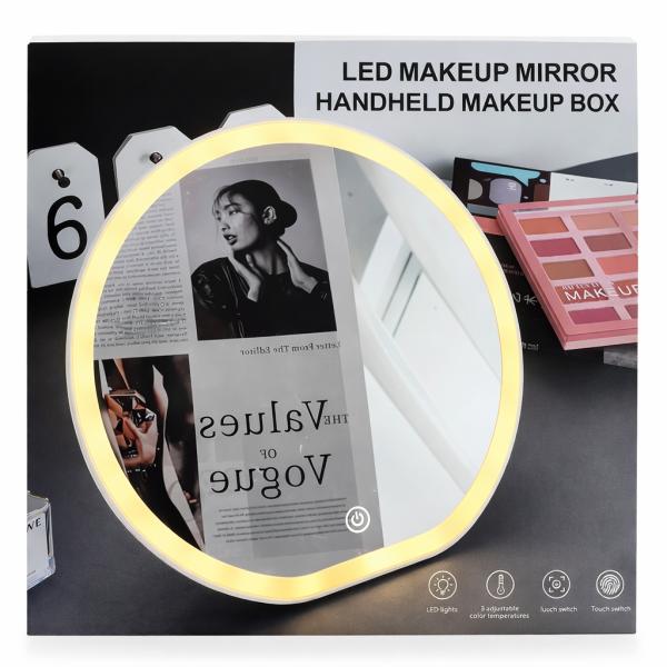 Фото Красота и здоровье Настольное косметическое зеркало для макияжа с LED-подсветкой XL-1646