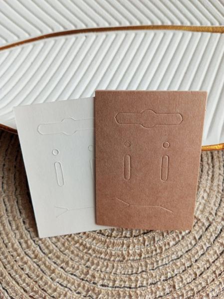 Фото  Бірочки для виробів. Бірка підвіна 50х70 мм пакунок 10 штук