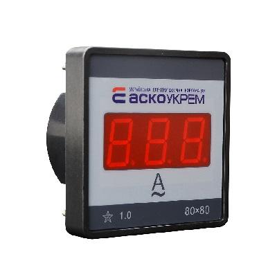 Цифровой амперметр АС 30А 80х80 (ЦА-8 LBN)