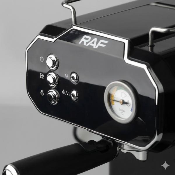 Фото Все для кухни Кофеварка капельная электрическая RAF R.104B 850 Вт 1.8 л для молотого кофе черная