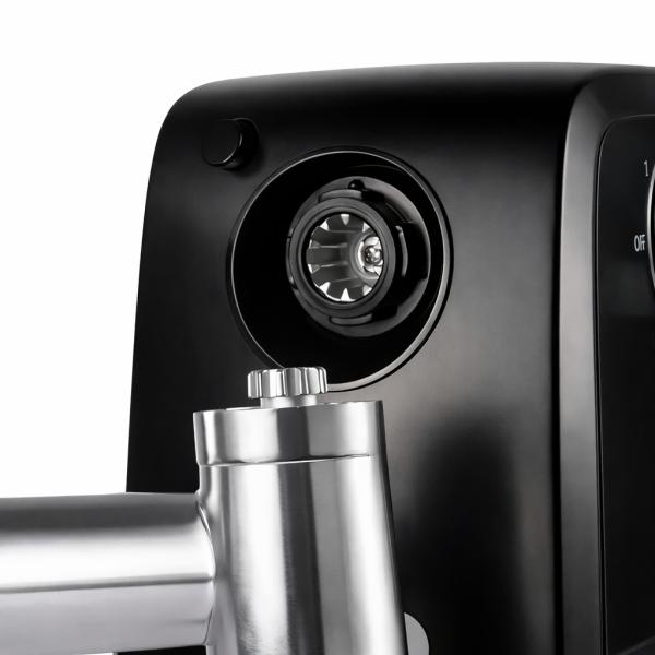 Фото Все для кухни Мясорубка электрическая RAF R3362 1000 Вт мощная с реверсом 3 решетки насадка для колбас кеббе защита от перегрузки производительн