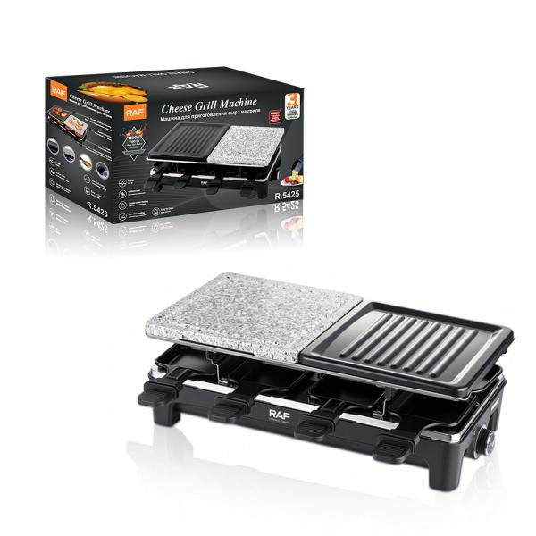Фото Все для кухни Электрический гриль RAF R-5425 1500 Вт мультифункциональный с антипригарными панелями и регулировкой температуры