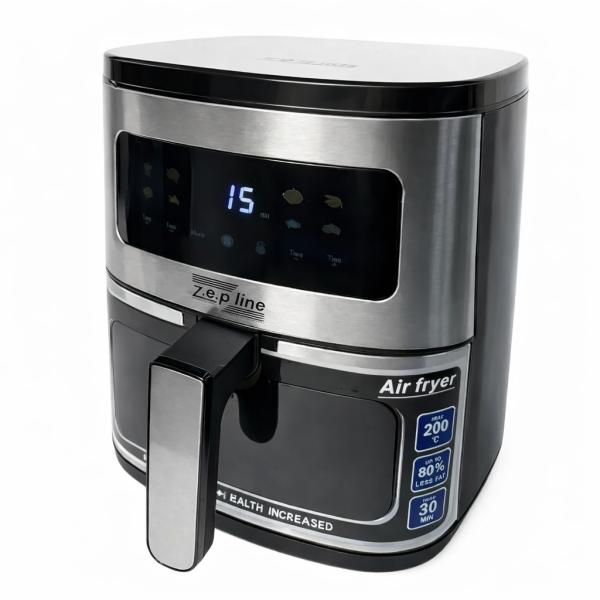 Фото Все для кухни Аэрофритюрница Zepline ZP-00234 без масла, 6.5 л, 4200 Вт, семейная, с LED дисплеем и автоматическими режимами