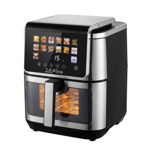 Фото Все для кухни Аэрофритюрница (аэрогриль) Zepline ZP-00341 13 л / чаша 9 л, 2200 Вт, без масла, горячий воздух 360°, 12 программ, двойной нагрев