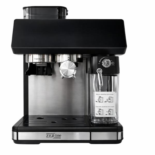 Фото Все для кухни Кофемашина автоматическая Zepline ZP-6807 1500 Вт с кофемолкой и капучинатором 20 Бар