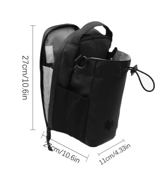 Фото  Магнитный подсумок для бутылки One's: спортивная сумка с магнитом для спортзала и барсетка через плечо