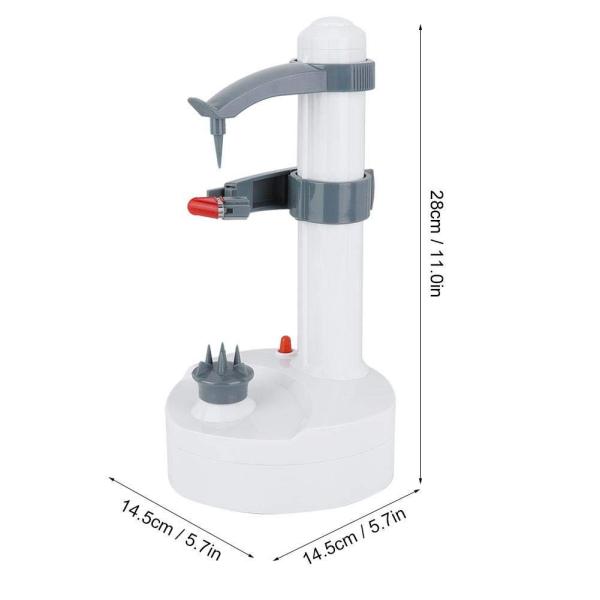 Фото Все для кухни Овощечистка автоматическая электрическая для чистки фруктов и овощей / Яблокочистка / Картофелечистка