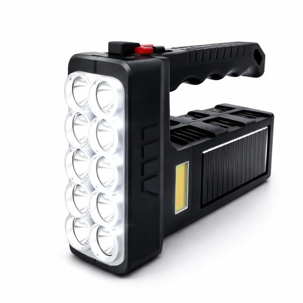 Фото Фонари, прожекторы, светильники Аккумуляторный ручной светодиодный фонарик HX-8W с COB-подсветкой, USB зарядкой и несколькими режимами свечения