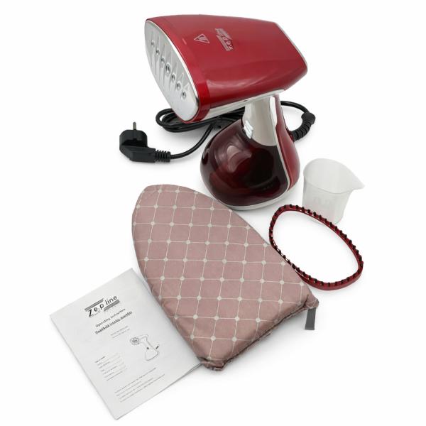 Фото Электроника Ручной вертикальный отпариватель Красный Zepline ZP-210 | 3000 Вт | Сенсорное управление | Резервуар 400 мл | Защита от капель