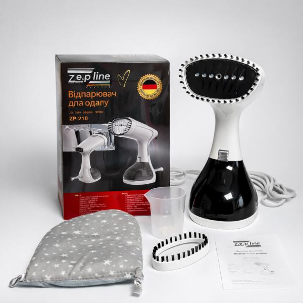 Фото Электроника Отпариватель вертикальный Zepline ZP-210 Белый паровой утюг Отпариватель для одежды мощностью 3000 Вт Портативный отпариватель