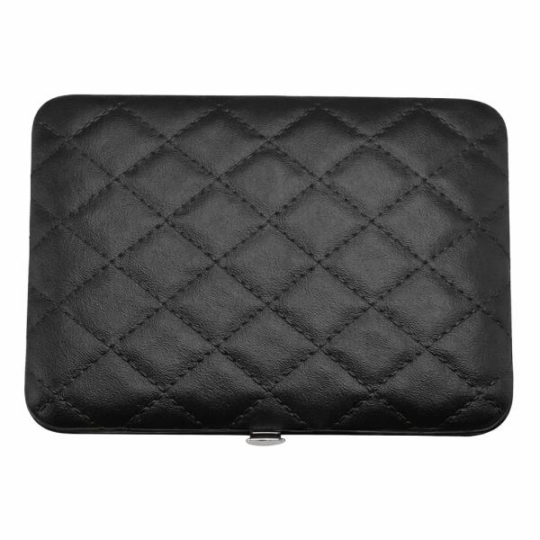 Фото Красота и здоровье Профессиональный маникюрно-педикюрный набор из 20 инструментов в чёрном футляре