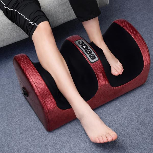 Фото Красота и здоровье Массажер для ног Renkai Foot Massager роликовый с подогревом, 3 режима, для снятия усталости