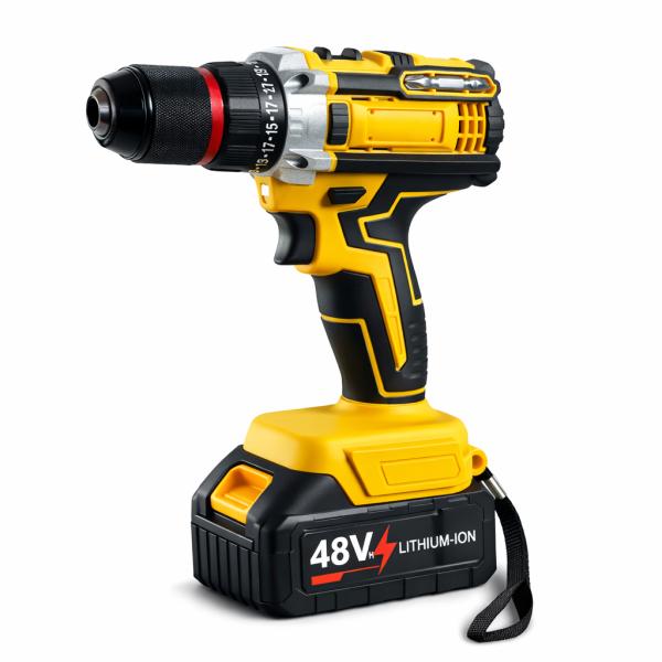 Фото Автотовары, электроинструмент, ручной инструмент Набор 2 в 1 аккумуляторный шуруповерт + угловая шлифмашина Jitrex X330, 48V, с дисплеем, 2 аккумулятора и кейс