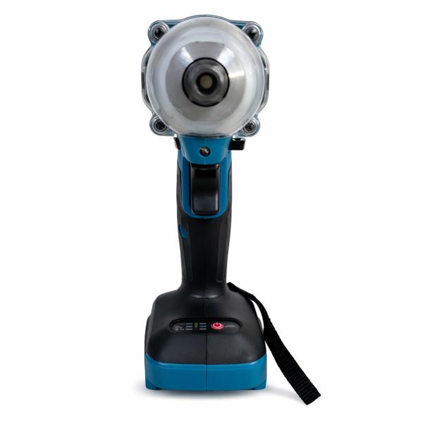 Фото Автотовары, электроинструмент, ручной инструмент Набор 2 в 1 аккумуляторный гайковерт + угловая шлифмашина Jitrex X331, 48V, Li-Ion, 2 аккумулятора, кейс, синий