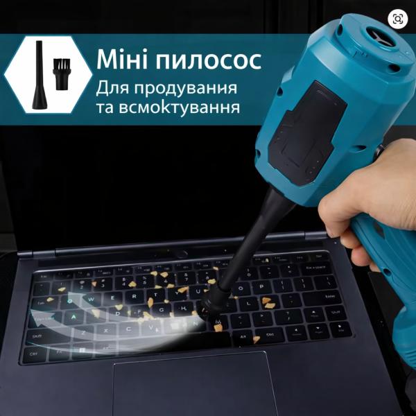 Фото Автотовары, электроинструмент, ручной инструмент Автомобильный портативный беспроводной пылесос ПРОФИ‑2 AND‑292 — аккумуляторный компактный автомобильный пылесос для сухой уборки