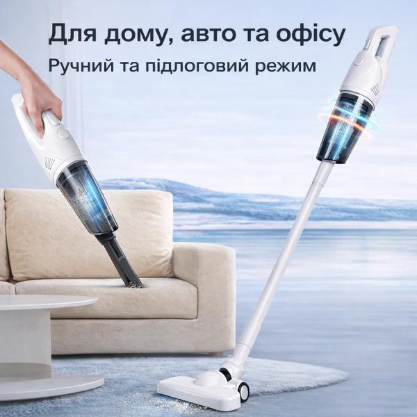 Фото Автотовары, электроинструмент, ручной инструмент Беспроводной пылесос 2в1 для уборки дома и автомобиля XL-1610