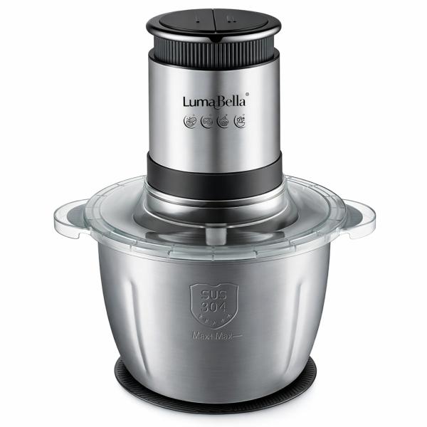 Фото Все для кухни Измельчитель-блендер 2 в 1 LumaBella LB-56014 стационарный и ручной режим, мощность 500 Вт, стакан 0,6 л, чаша 1,5 л, 2 скорости