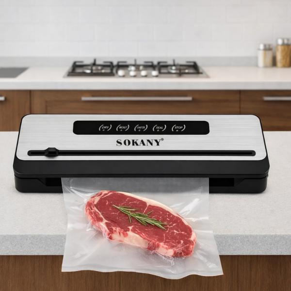 Фото Все для кухни Вакуумный упаковщик для продуктов 200Вт, Sokany SK-13076 / Домашний вакуматор