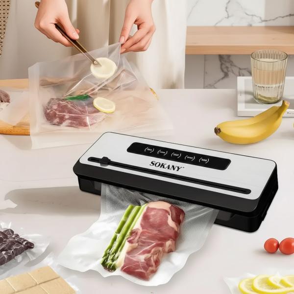 Фото Все для кухни Вакуумный упаковщик для продуктов 200Вт, Sokany SK-13076 / Домашний вакуматор