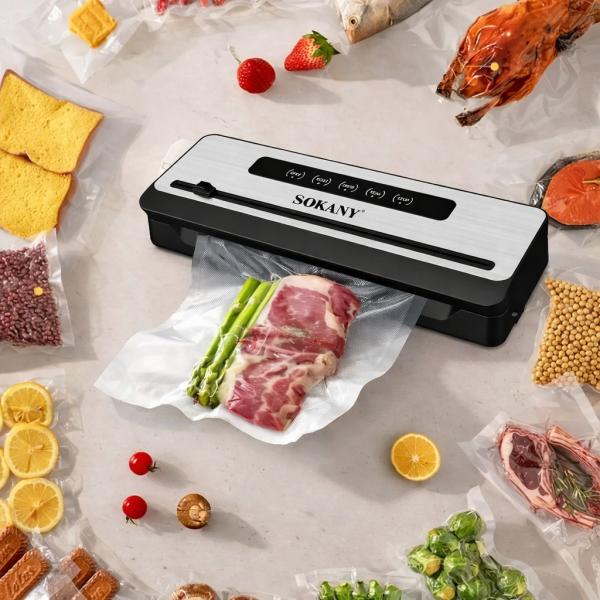 Фото Все для кухни Вакуумный упаковщик для продуктов 200Вт, Sokany SK-13076 / Домашний вакуматор