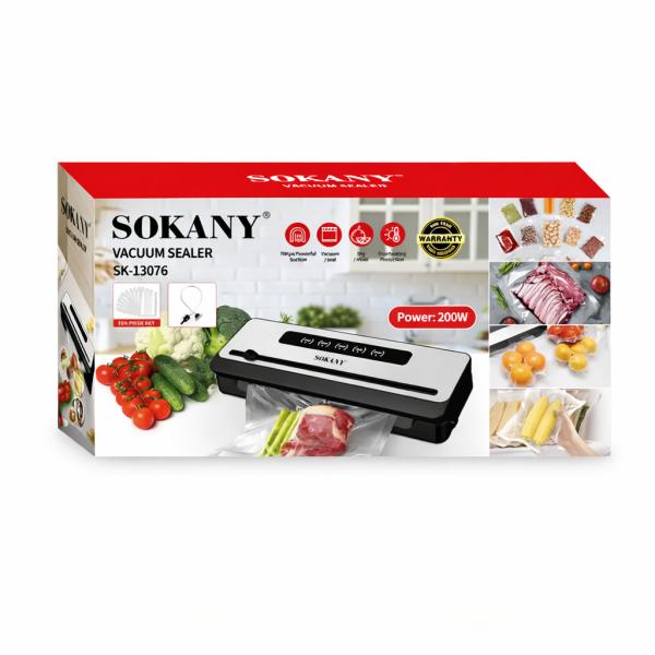 Фото Все для кухни Вакуумный упаковщик для продуктов 200Вт, Sokany SK-13076 / Домашний вакуматор