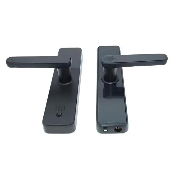 Фото Товары для дома и сада Умный дверной замок с биометрией на батарейках и USB, Bluetooth, TUYA / Электронный замок с паролем
