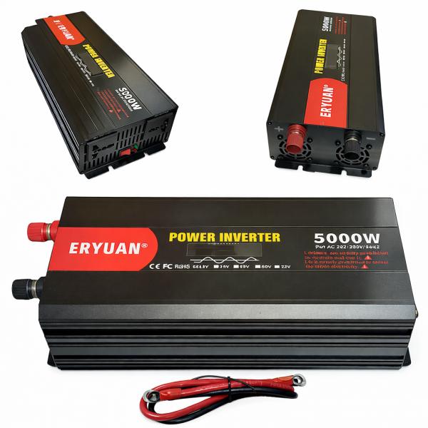 Фото Электроника Инвертор для автомобильных аккумуляторов 12V 220V MX-5000W Преобразователь напряжения для квартиры чистый синус