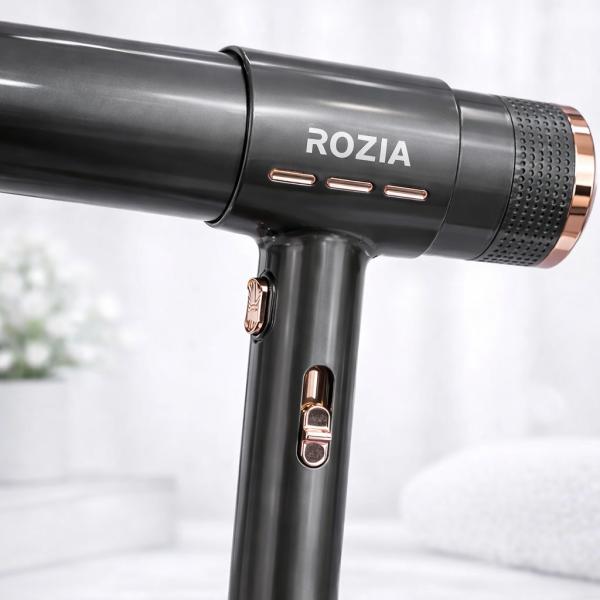Фото Красота и здоровье Дорожный фен с концентратором Rozia HC8152 / Фен для волос / Компактный фен