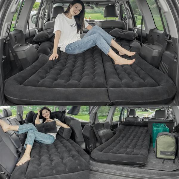 Фото Автотовары, электроинструмент, ручной инструмент Надувной матрас в машину 175х125см с 2 подушками и насосом ND-5465