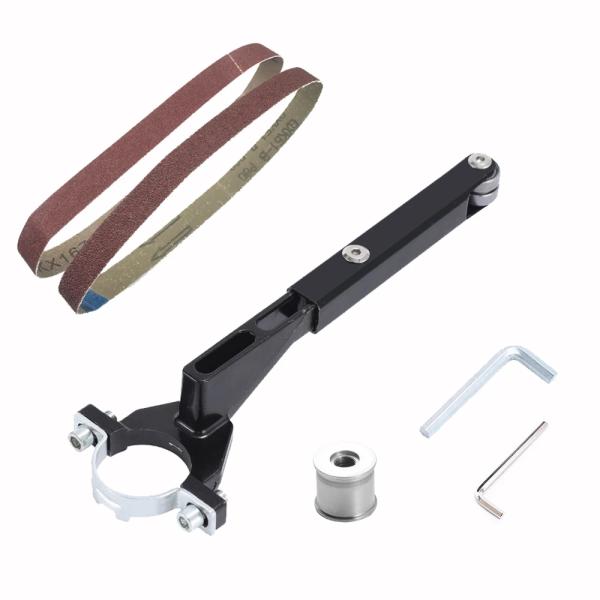 Фото Электроника Ленточная шлифовальная насадка M10/M14 для УШМ 100/115/125 ES‑01 насадка-адаптер для угловой шлифовальной машины