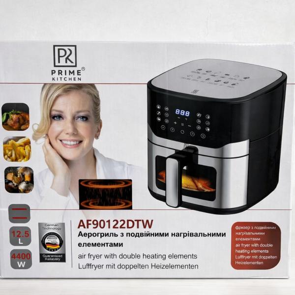 Фото Все для кухни Аэрогриль Prime Kitchen AF90122DTW, 12,5 л, 2 ТЭНа, сенсорное управление