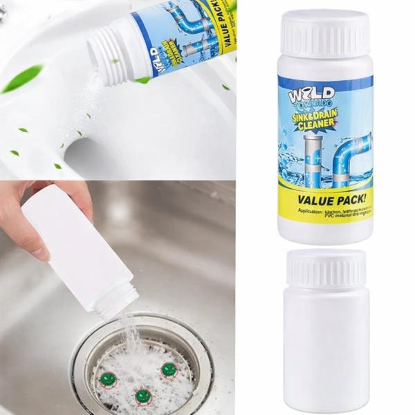 Фото Товары для дома и сада Очиститель для труб и мойки WILD Tornado Sink & Drain Cleaner, порошок 100 мл