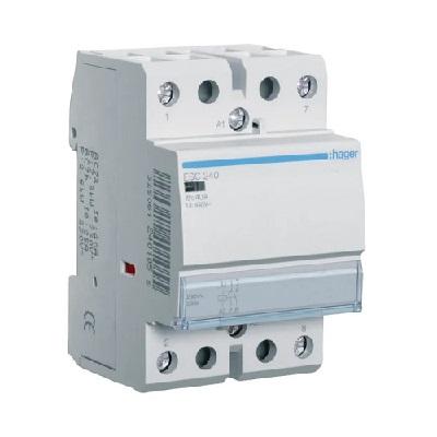 Фото Контакторы электромагнитные постоянного и переменного тока, Контактор Hager Контактор ESC240 40А 2НО 230В Hager